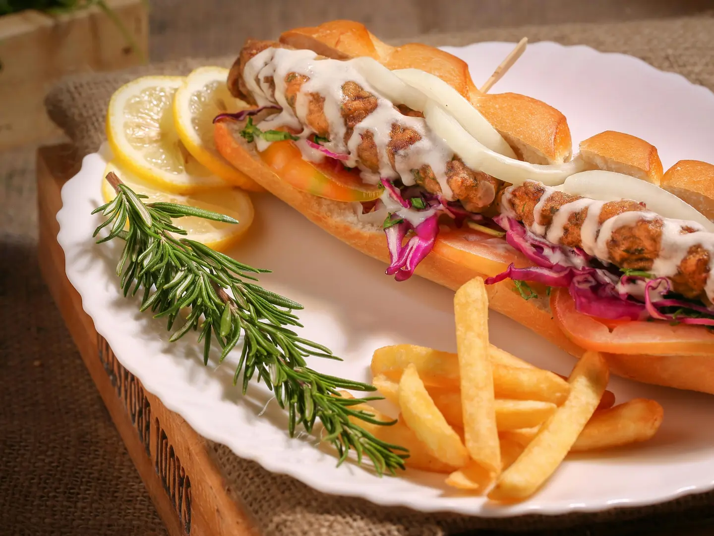 Sandwich Chicken Kebab