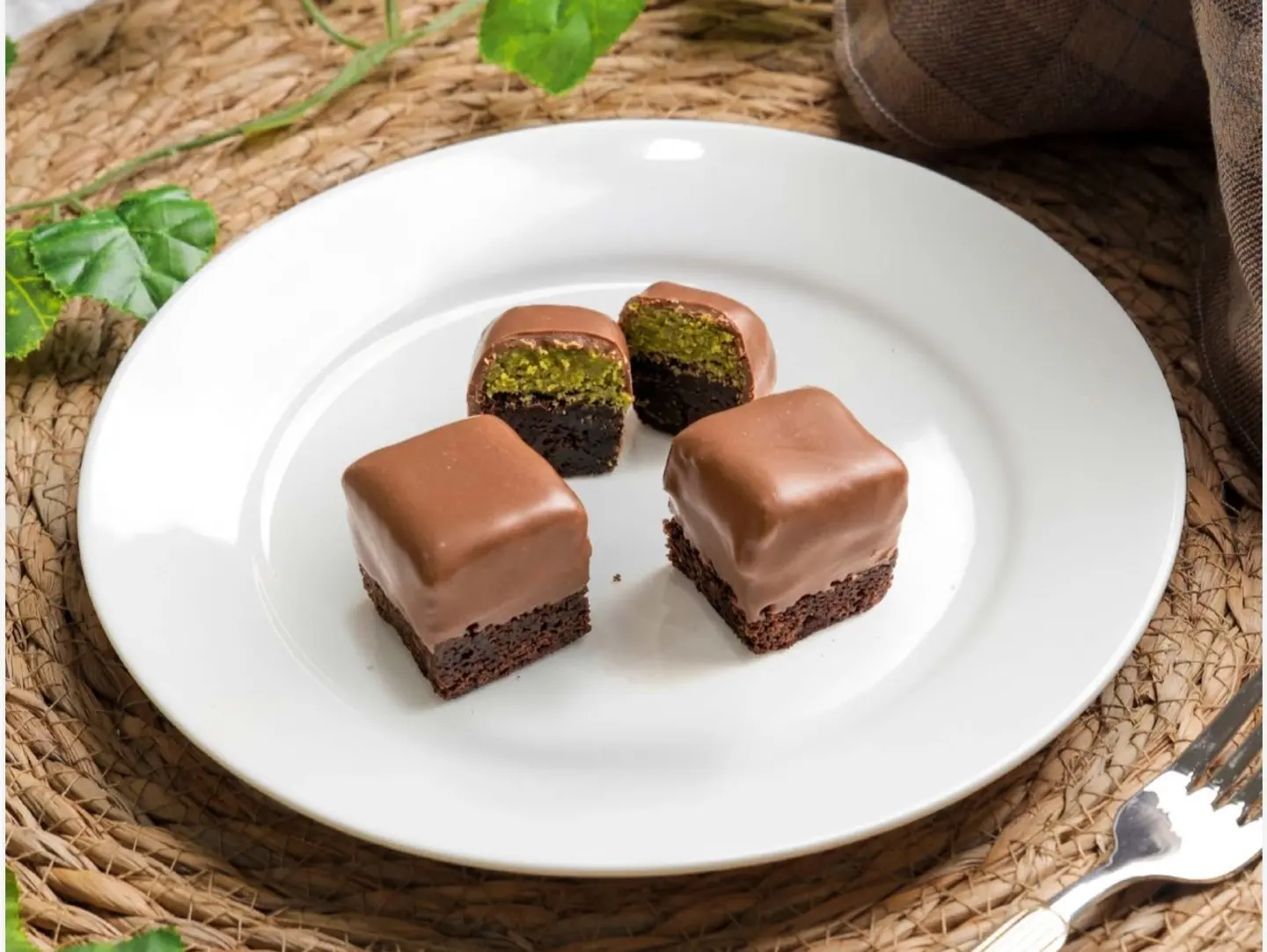Mini Brownie Pistachio