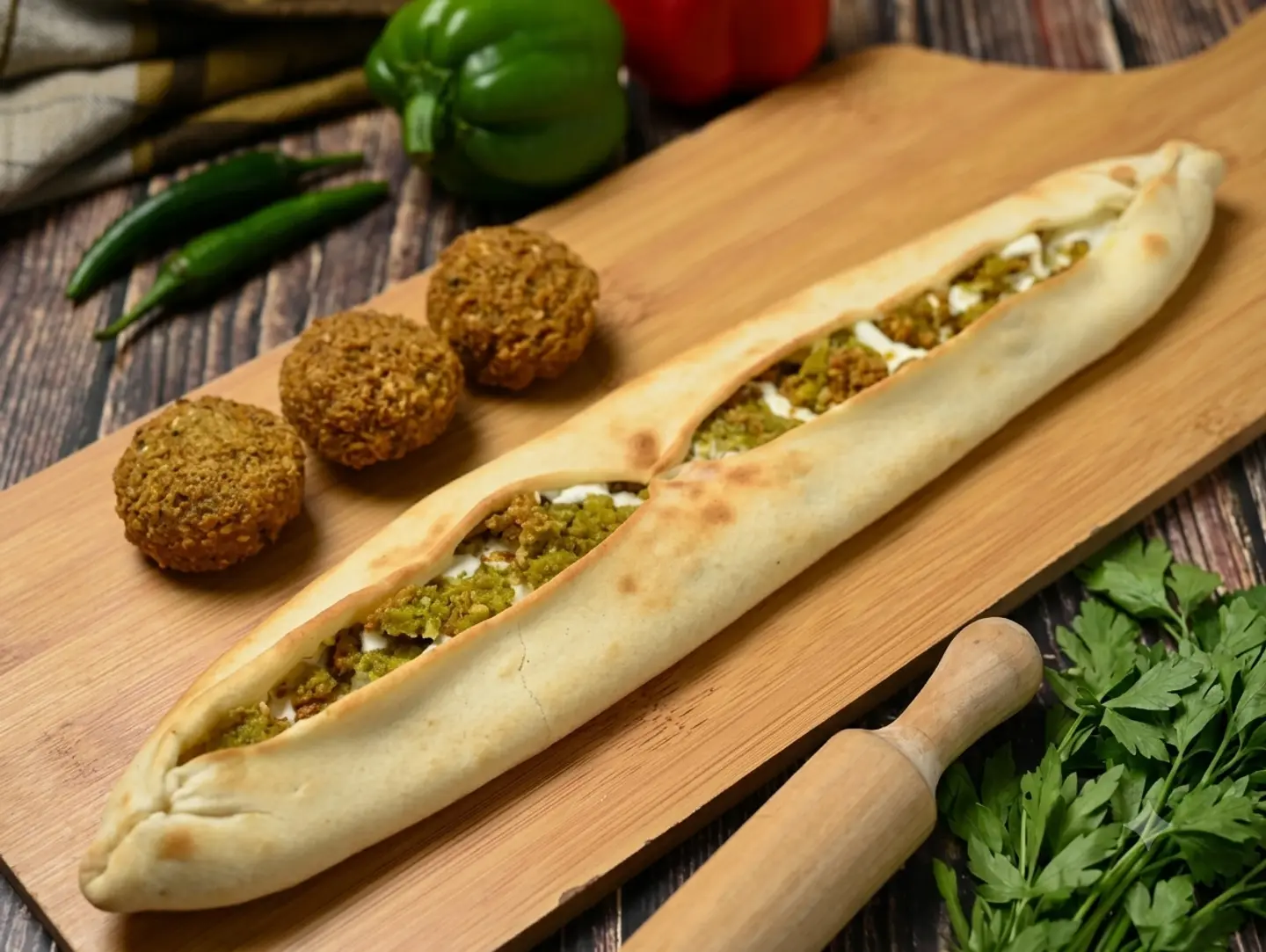 Falafel With Cream Cheese