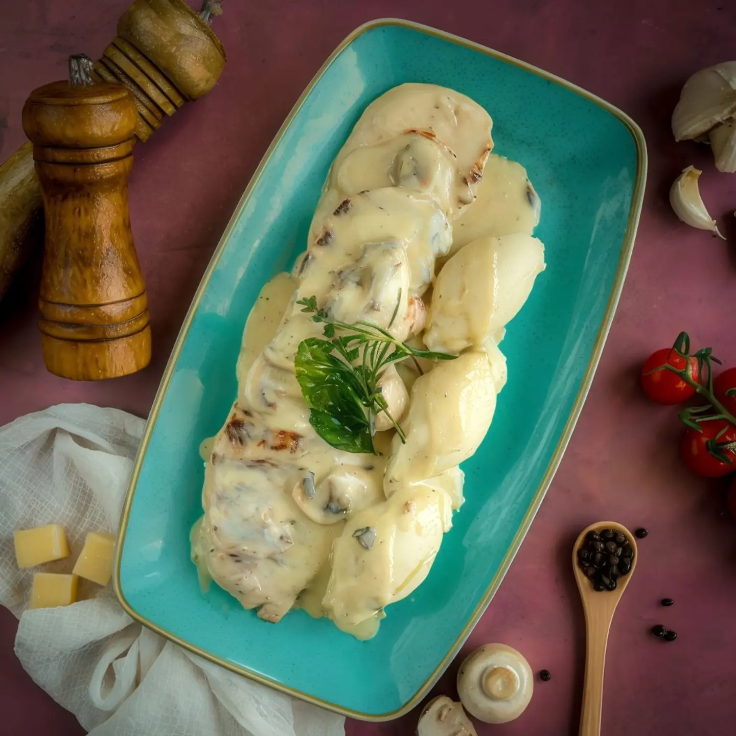 Alfredo Grilled Chicken