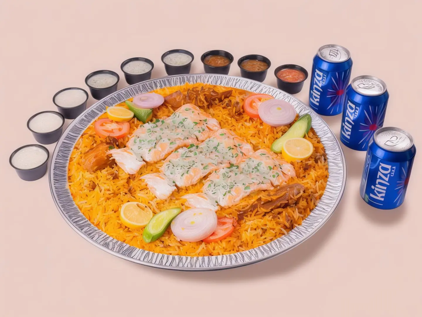 Biryani Rice With Salmon