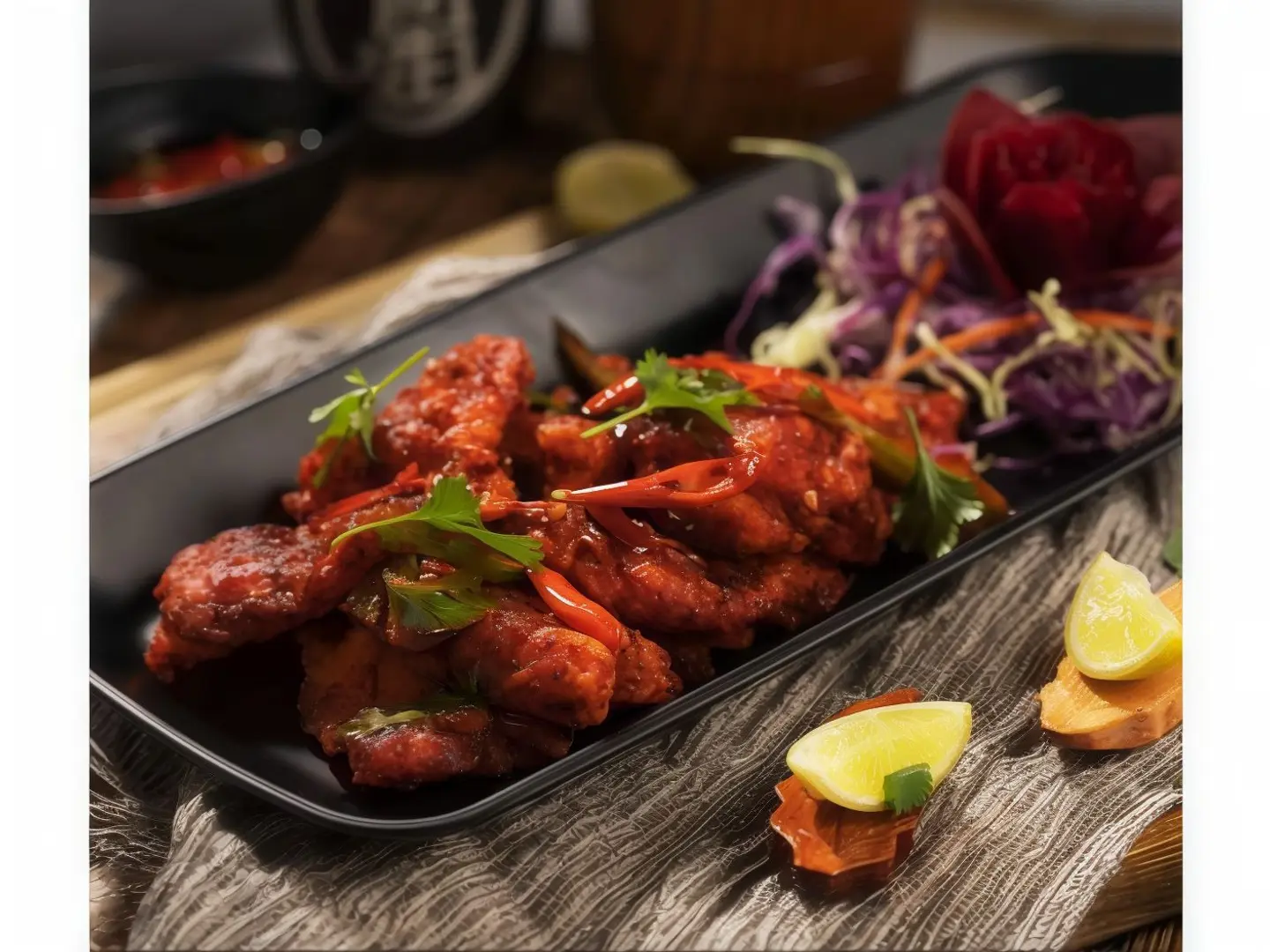 سمك بالفلفل المقلي