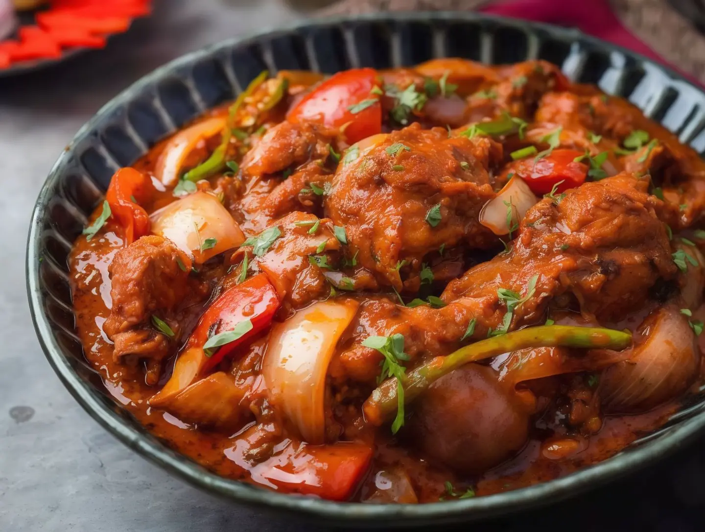 Chicken Do Pyaza