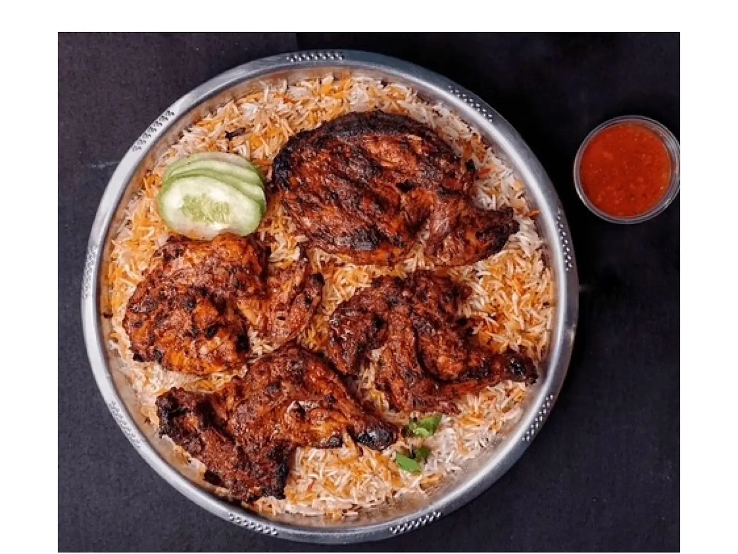 Full Charcoal Chicken With Rice