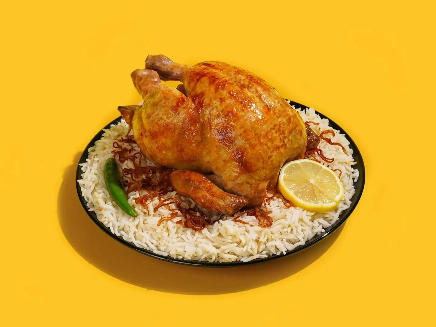 Full Chicken Shawaya With Rice