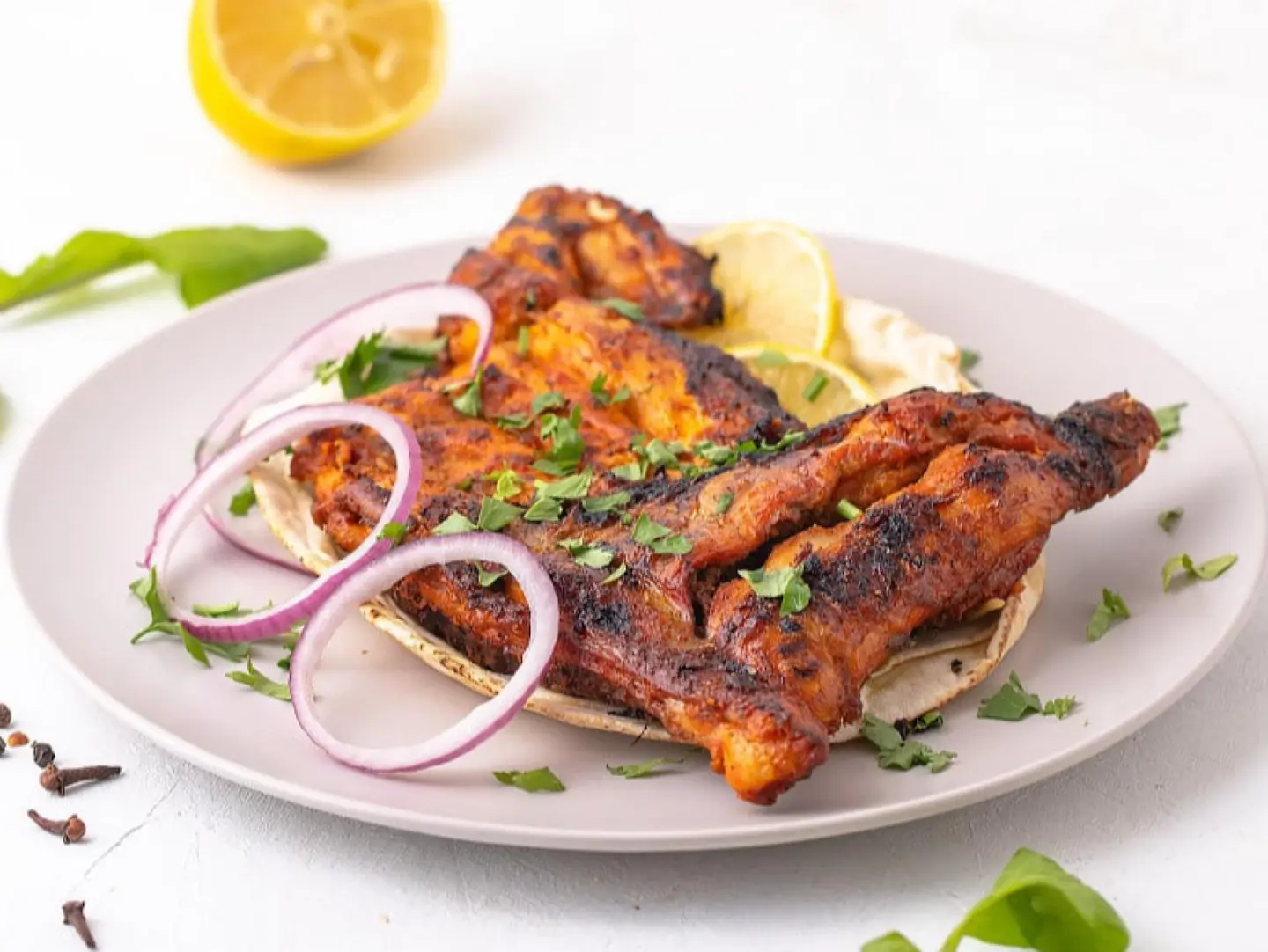 Half Charcoal Chicken Without Rice