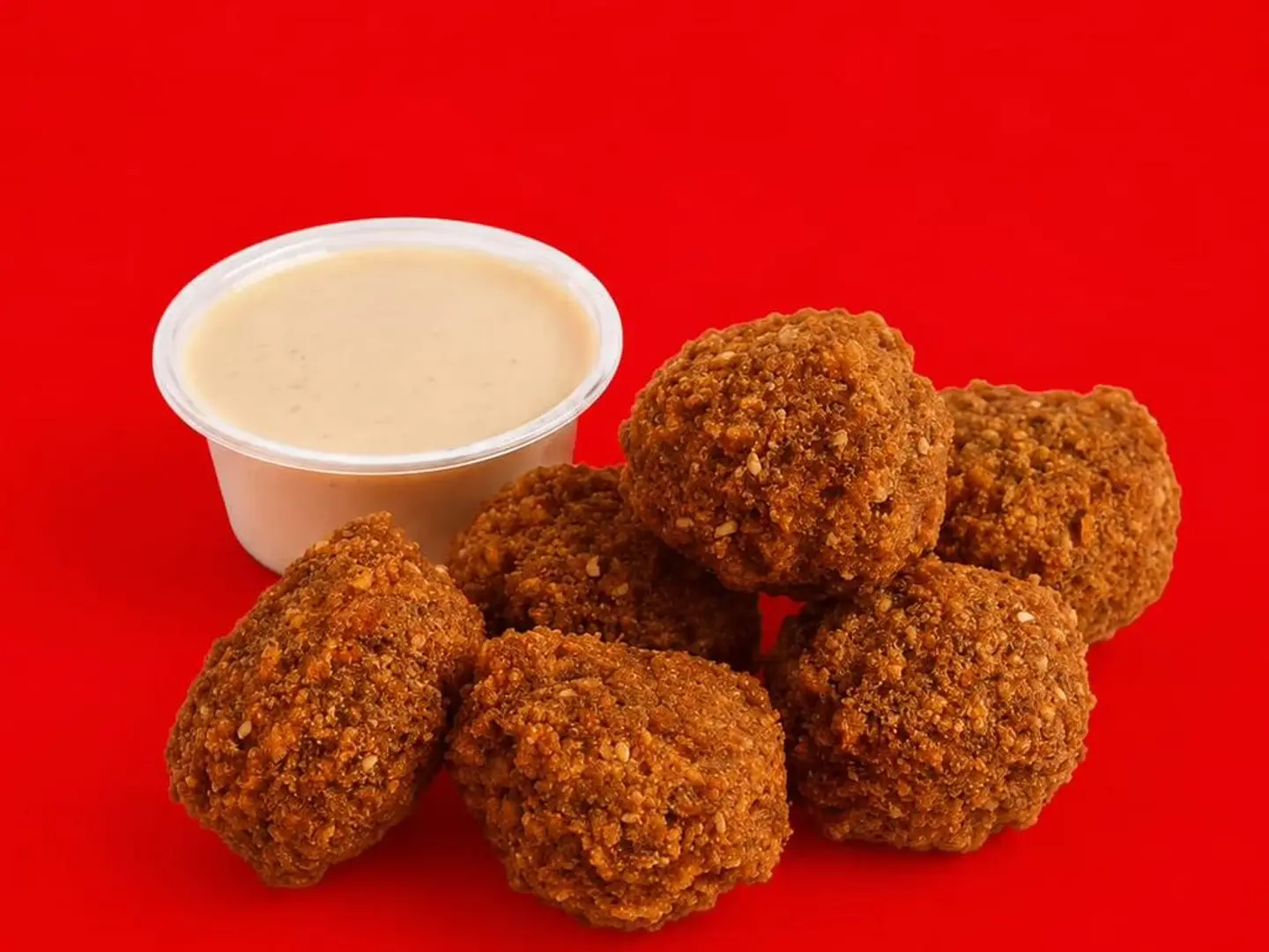 6 Pcs Falafel With Tahina