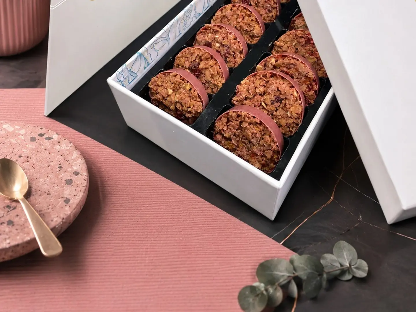 Crunchy Raspberry And Pomegranate