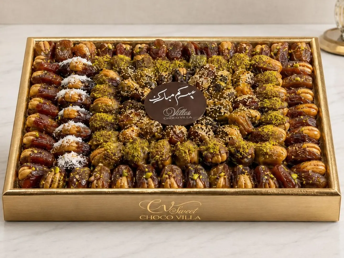 Premium Dates Stuffed With Nuts, Medium Size