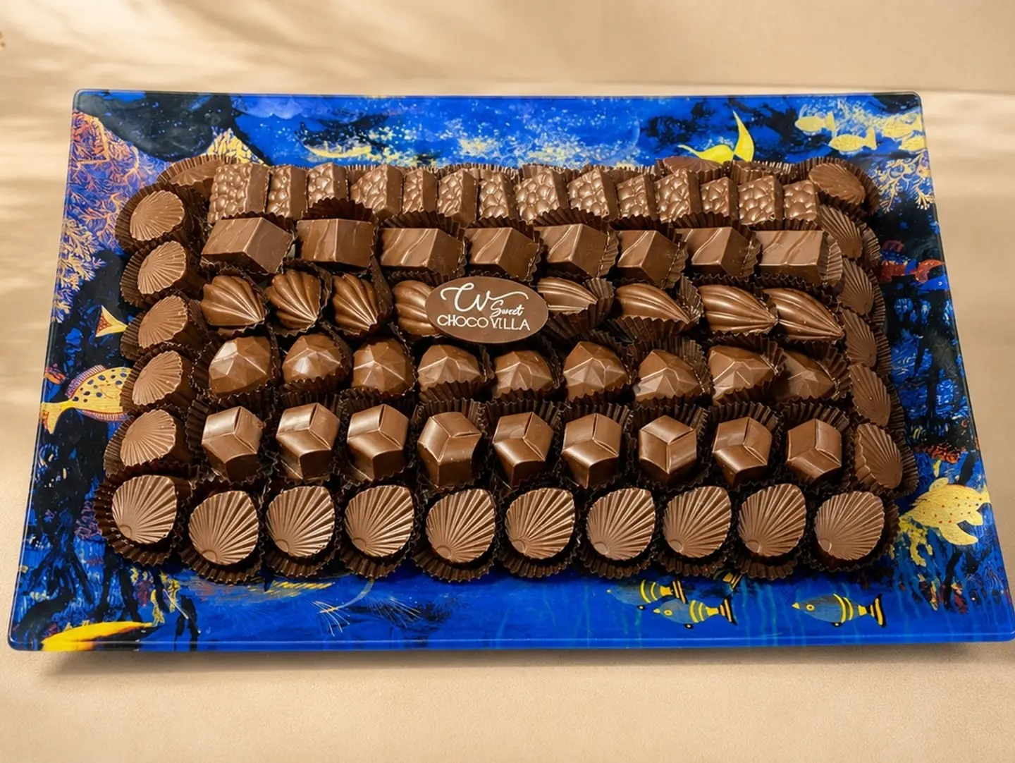 Belgian Chocolate Tray With Luxurious Italian Fillings