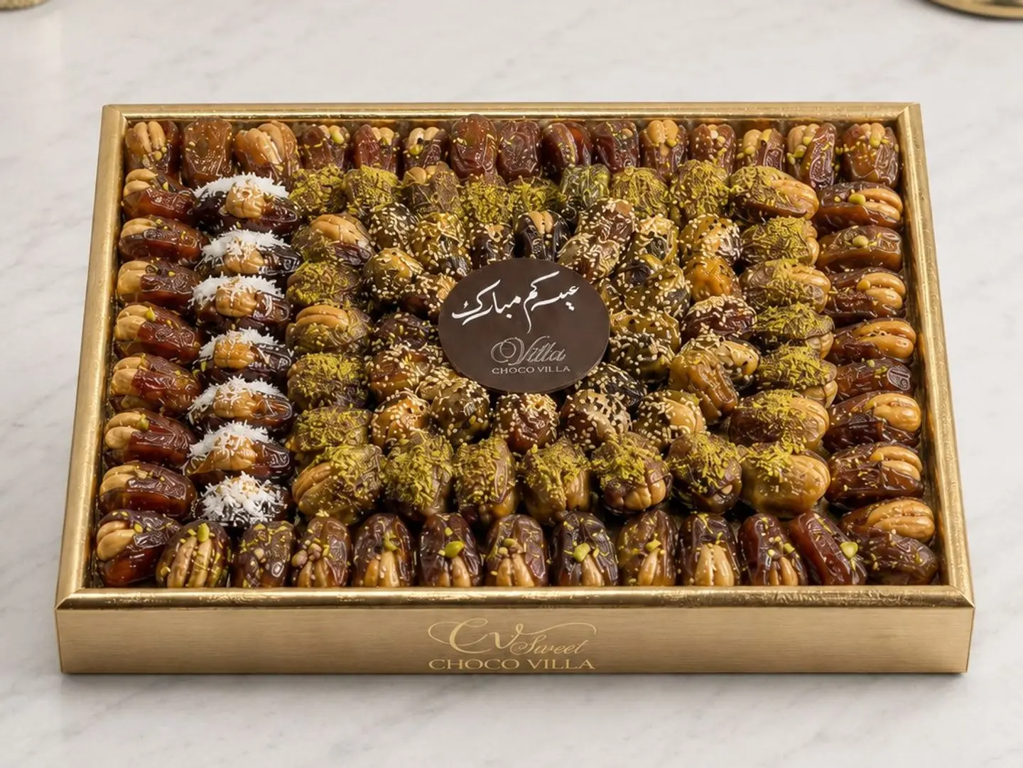 Dates With Various Nut Fillings, Large Size