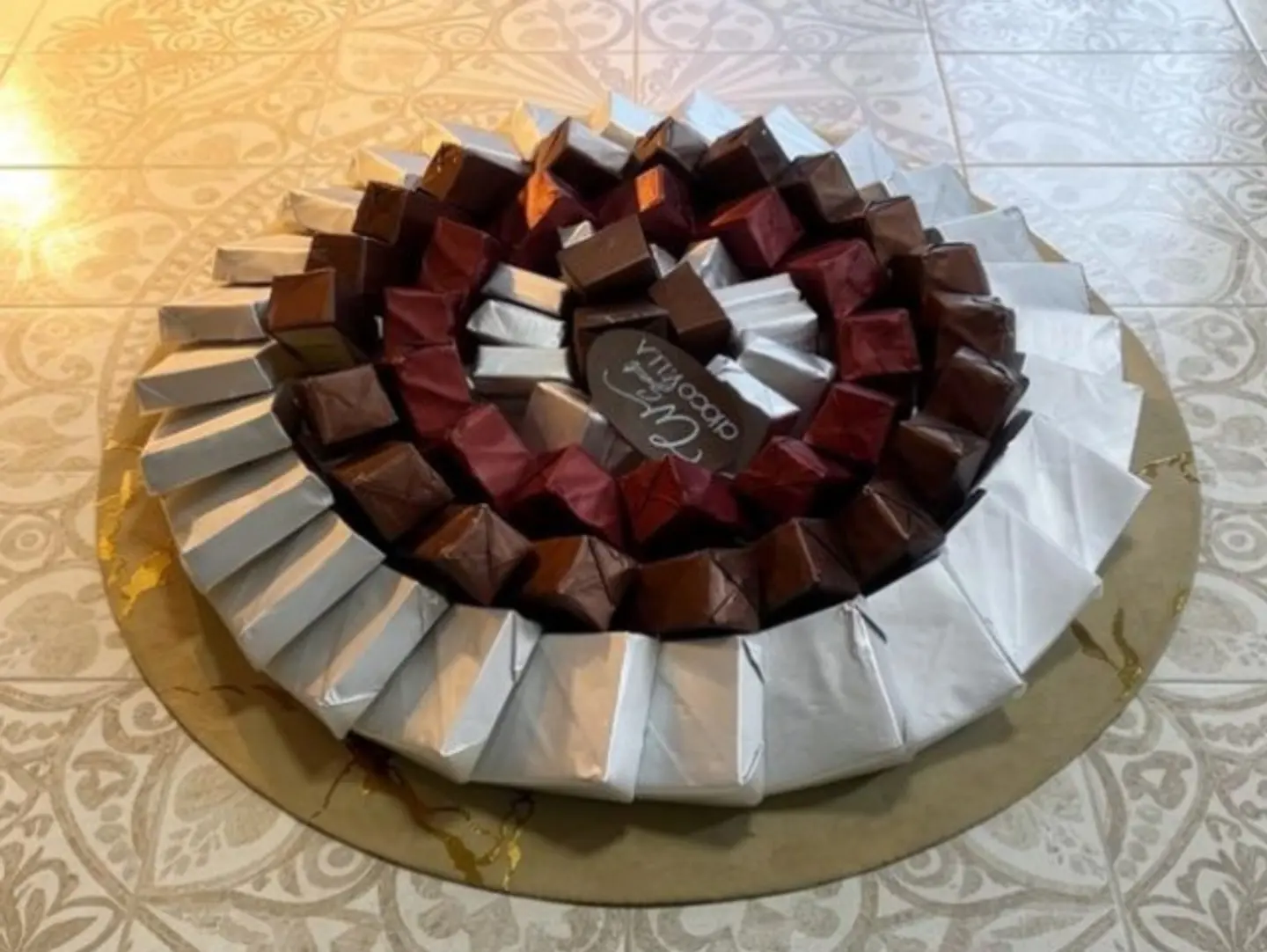 Wrapped Chocolate Tray For Hospitality