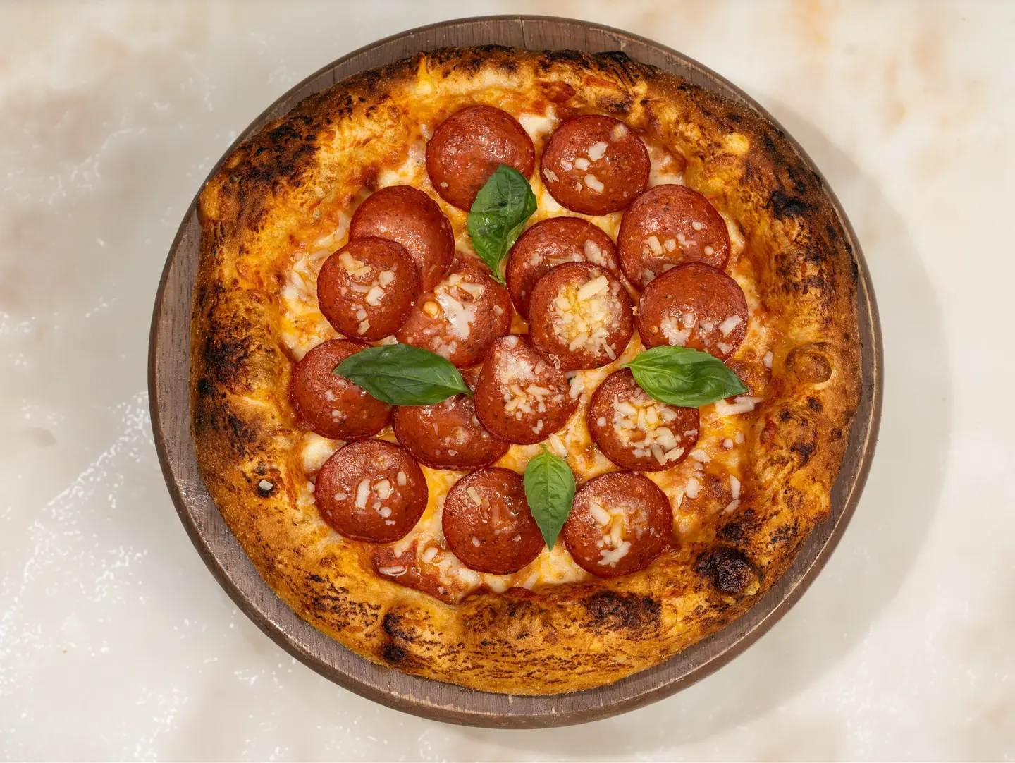 Neapolitan Pepperoni Pizza