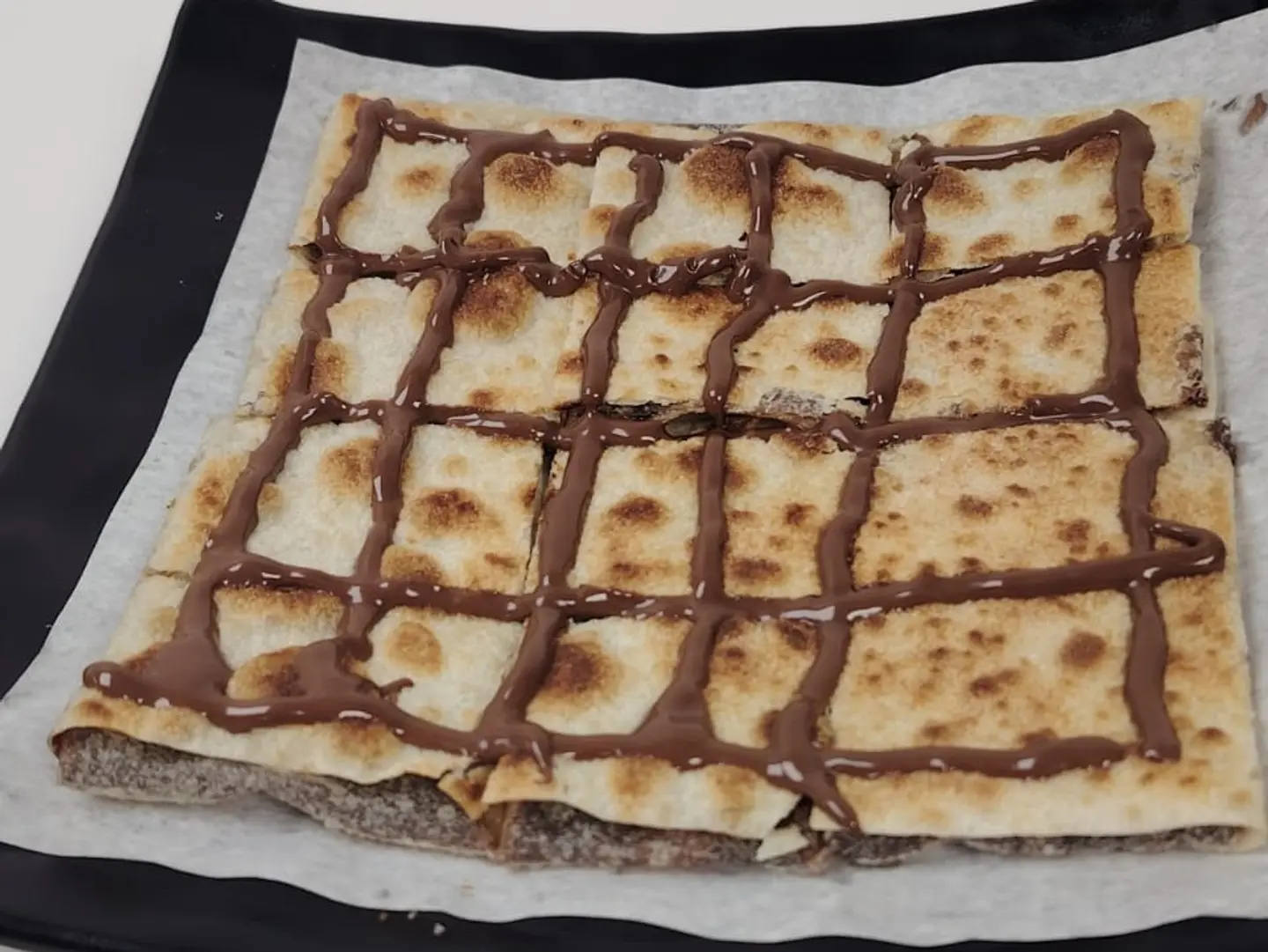 فطيرة نوتيلا سادة