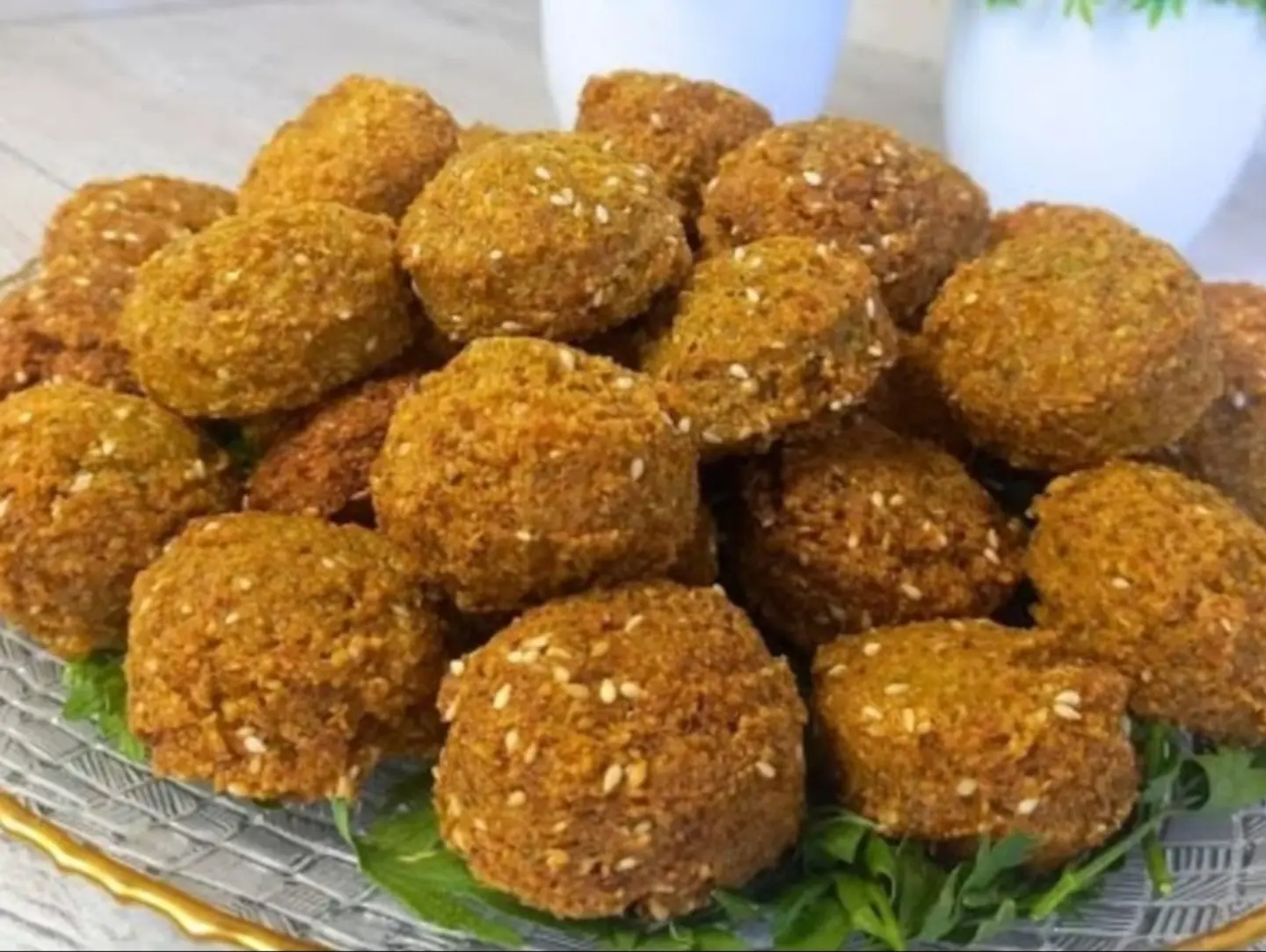 صحن فلافل صغير