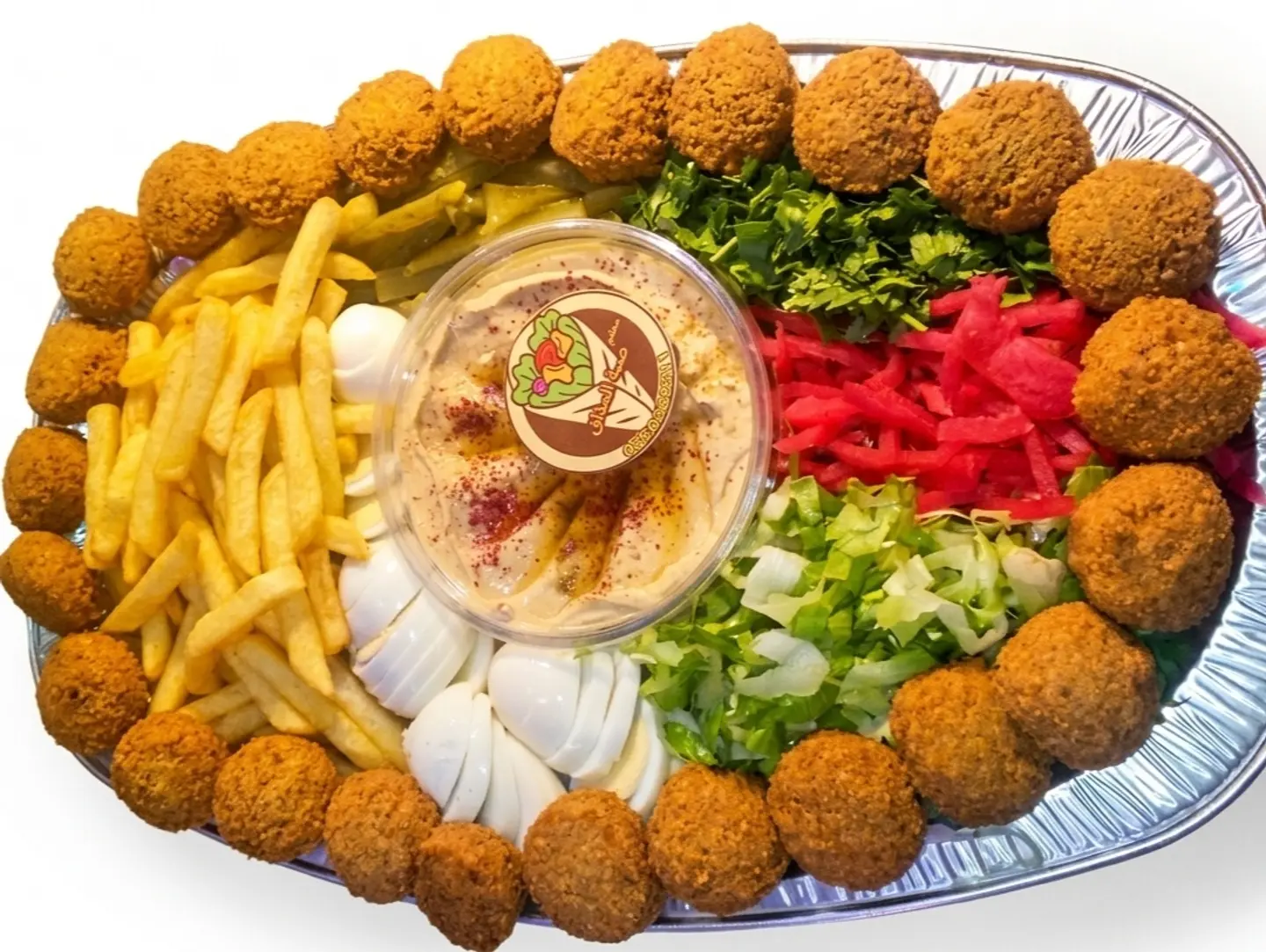 صحن فلافل صبة المذاق
