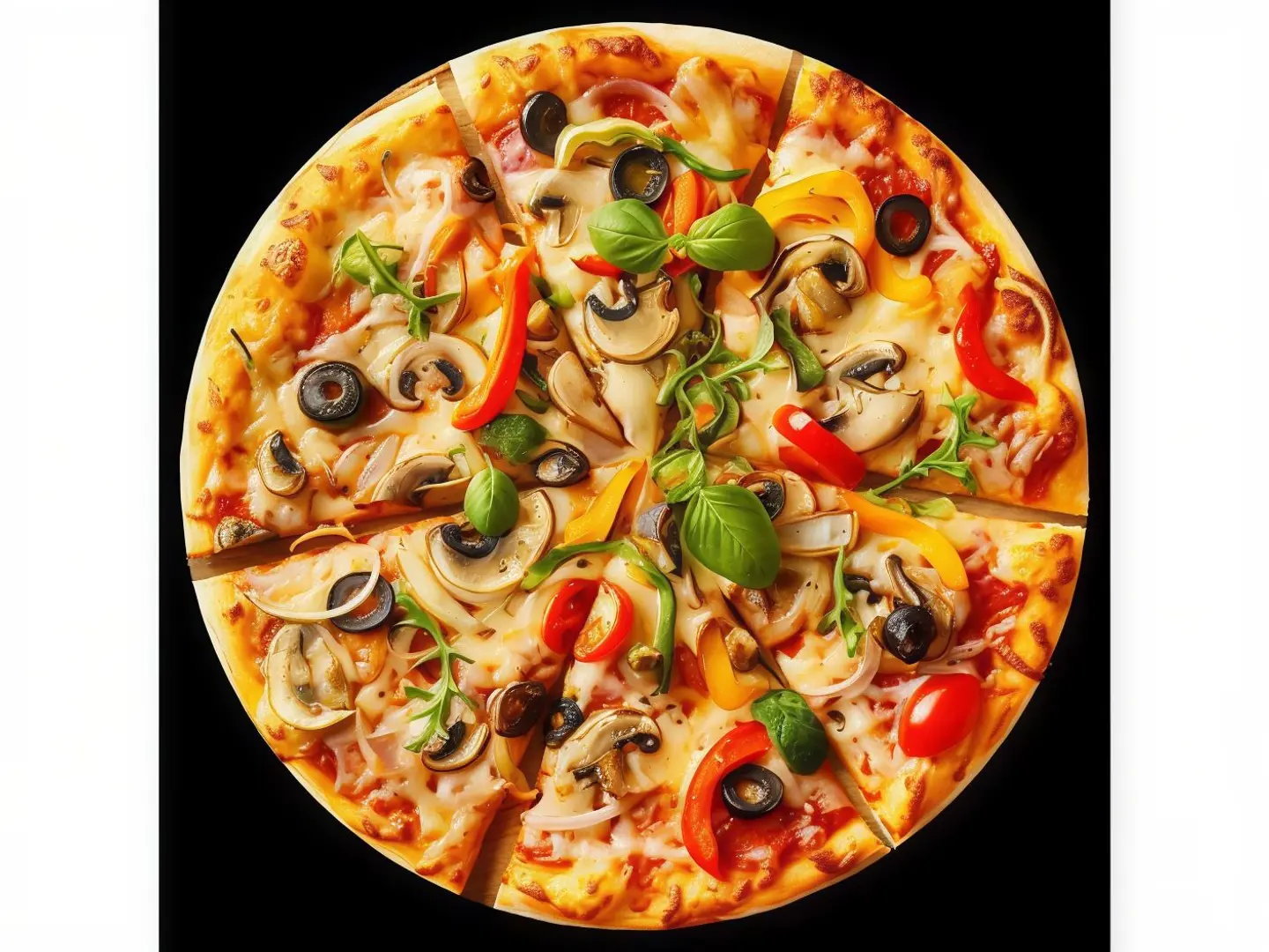 Vegetable Pizza - Medium
