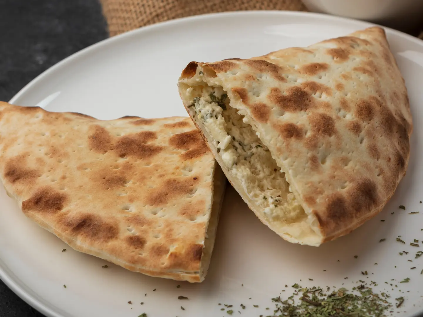 فطيرة لبنة نعناع