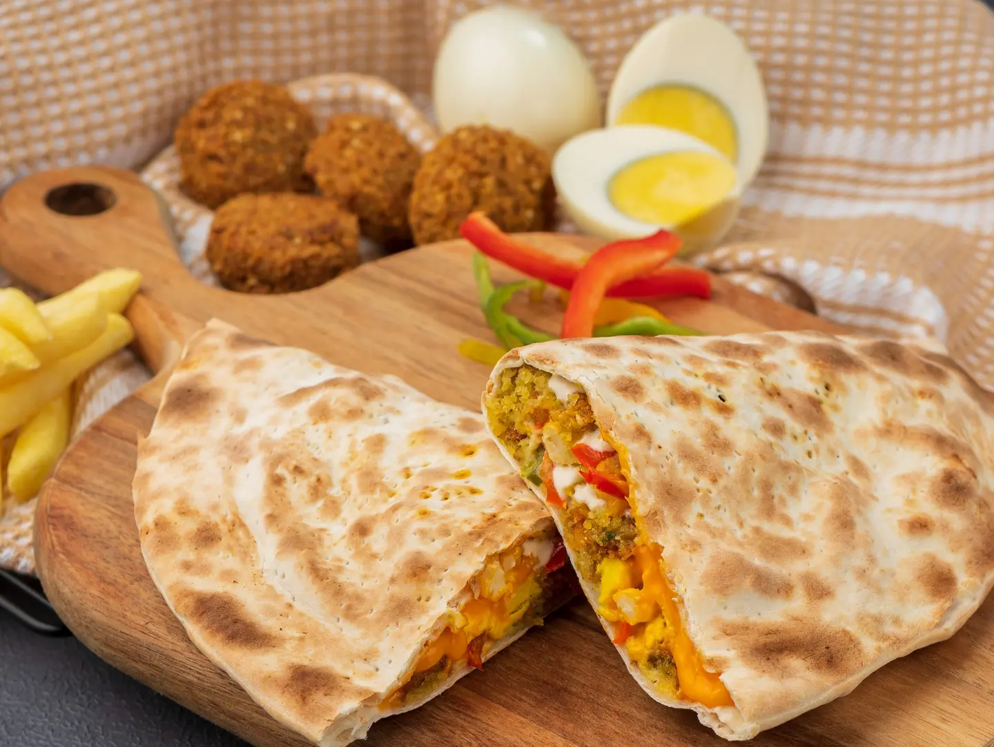 فطيرة فلافل