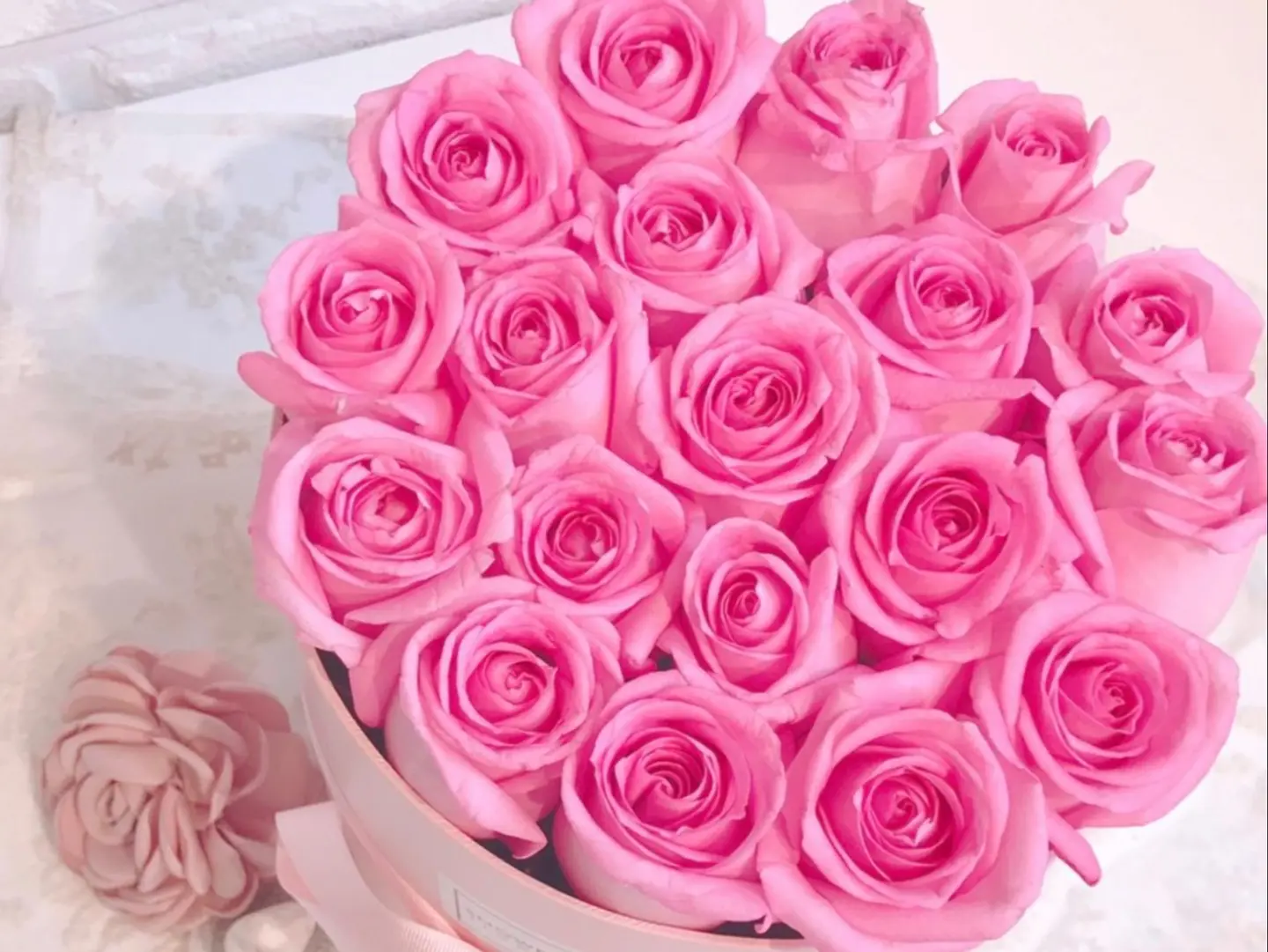 Pink Rose Box