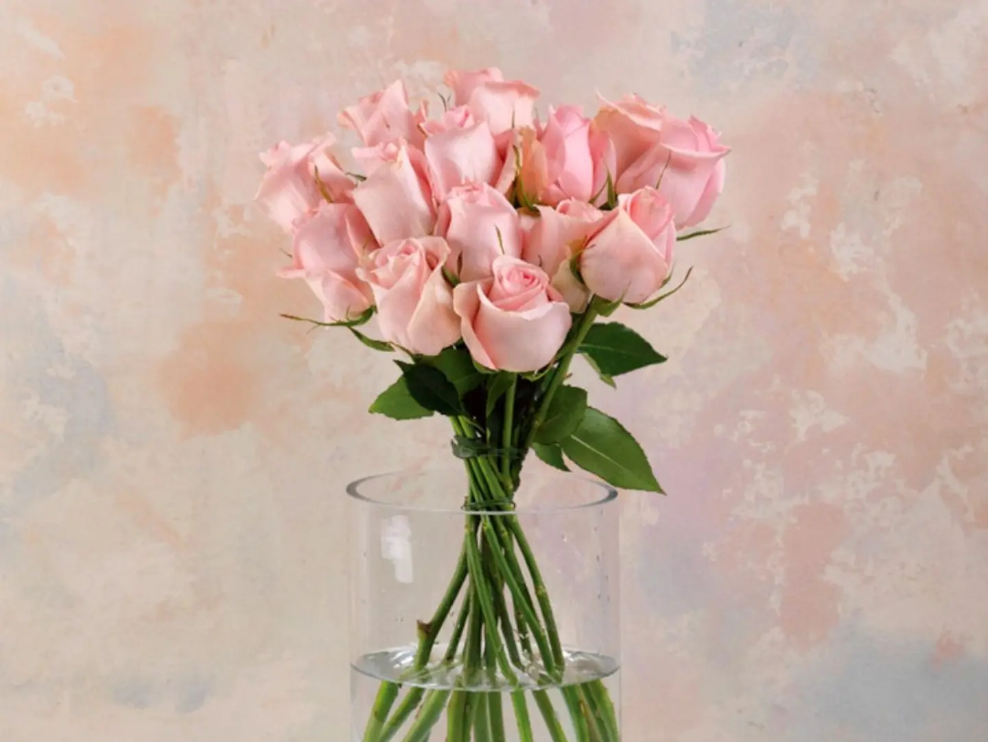 Pink Rose Vase