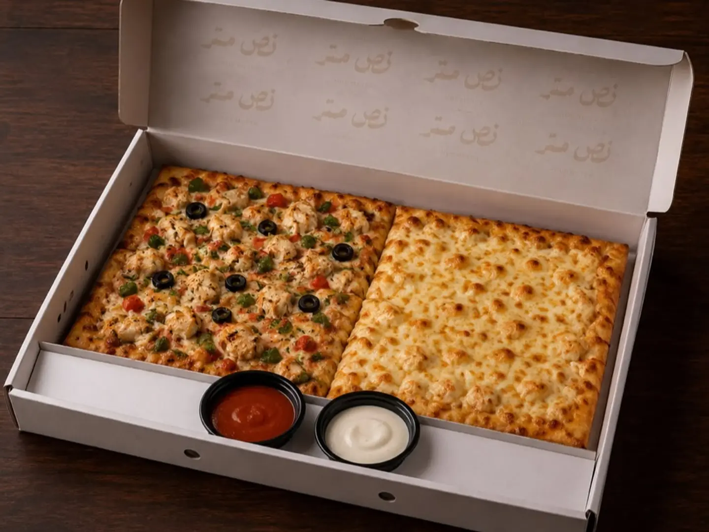 Half Of Thalf 25 Cm Pizza 2 Filling