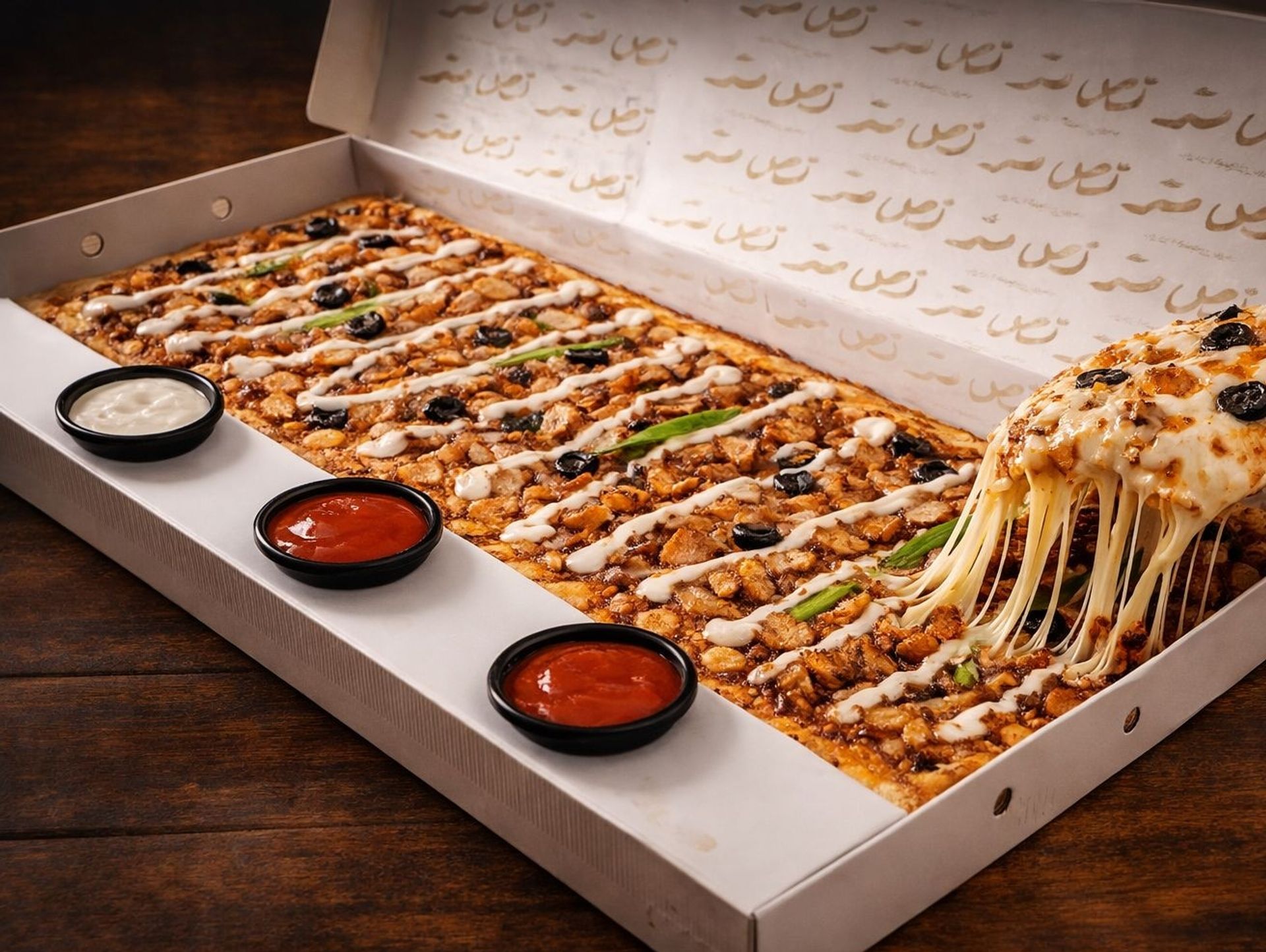 بيتزا دجاج رانش - 25 سم