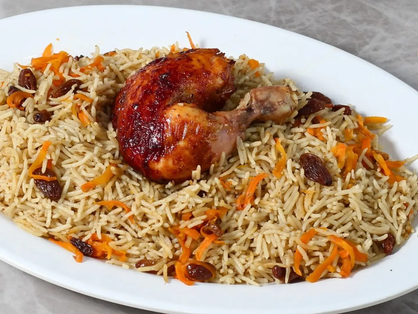 نصف دجاج شويه