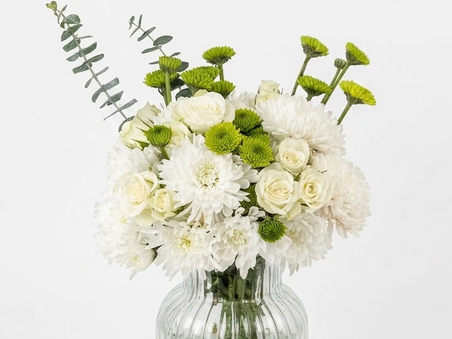 Elegant White Flower Vase