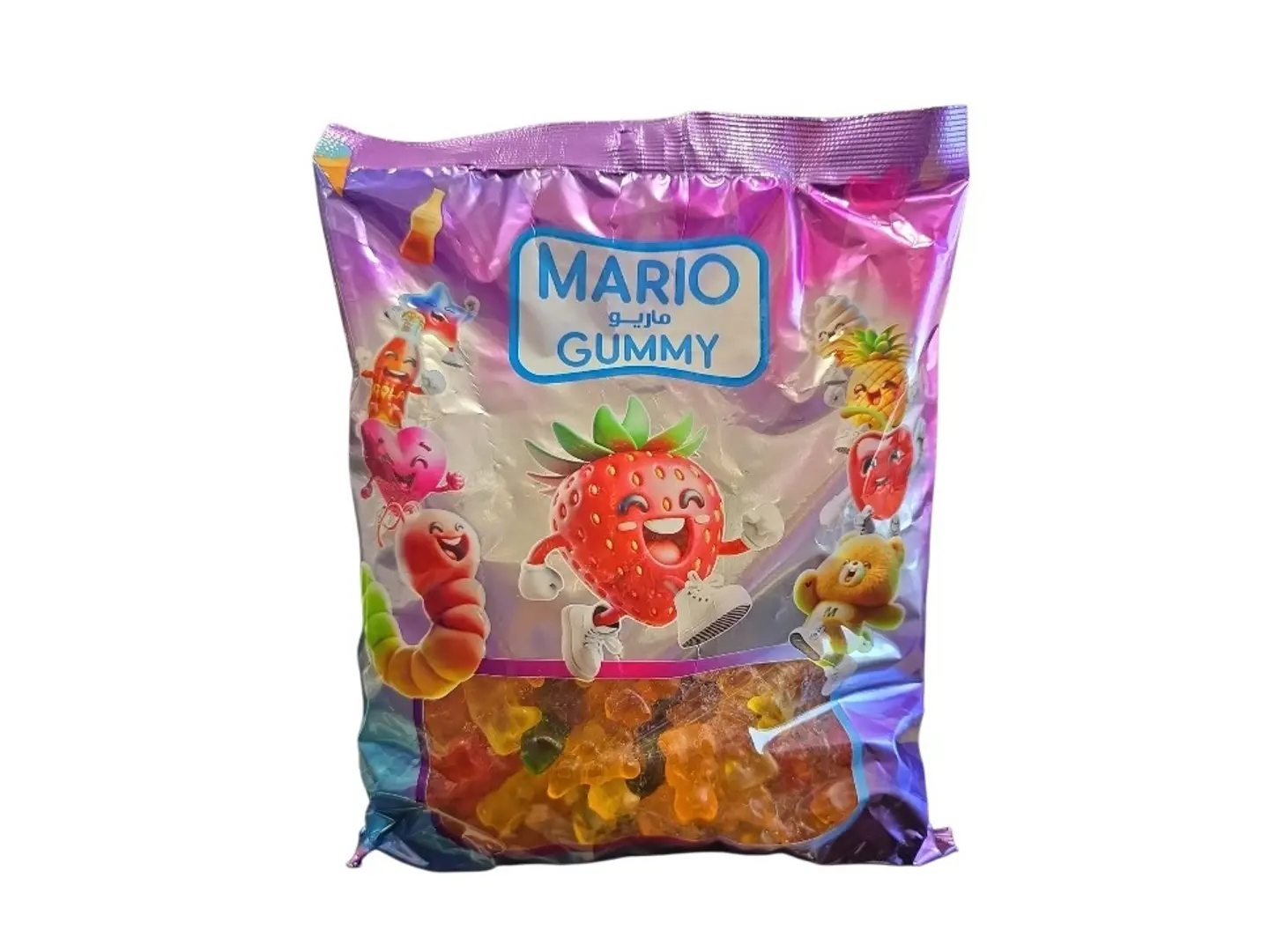 Mario Soft Gelatin Candy, Bear Shape, 1 Kg