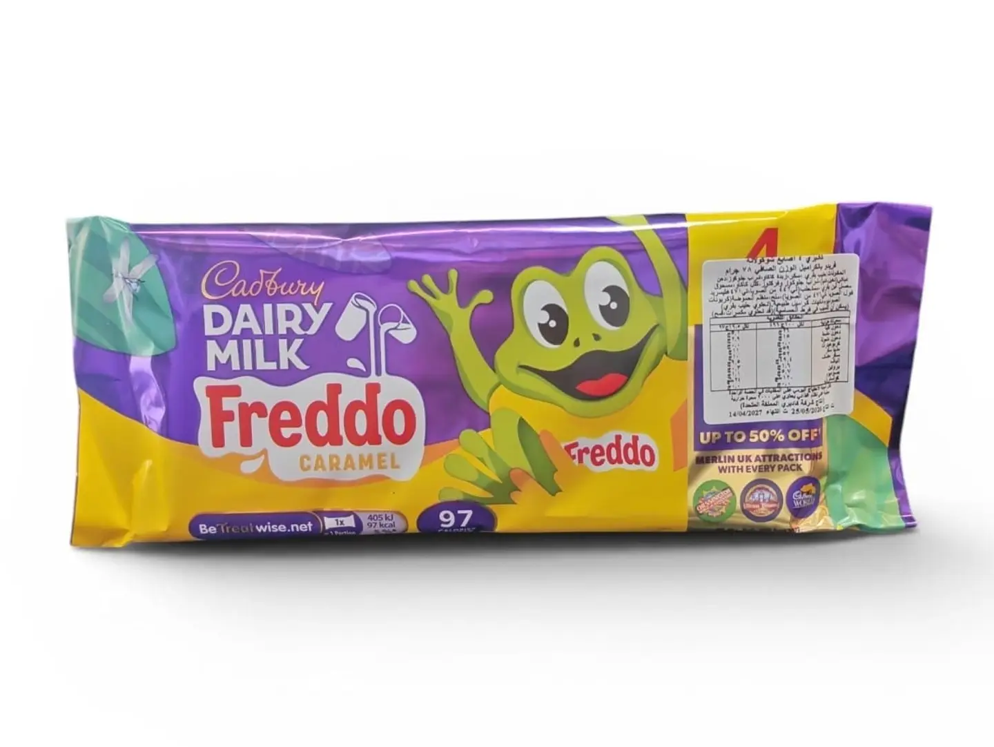 Cadbury Freddo Caramel Chocolate Fingers 78g