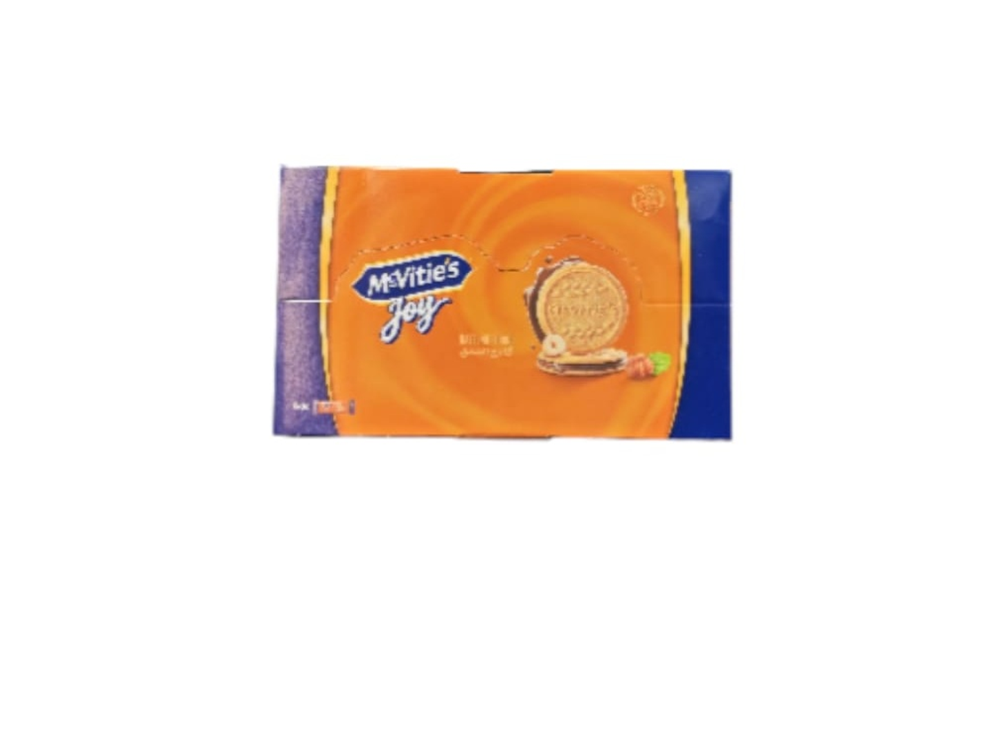 Mc Vitie's Joy Hazelnut Fudge Biscuits, 6 Packs Per Box