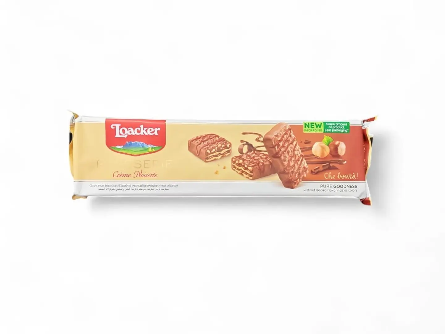 Loacker Pastry Bar With Hazelnut Cream Flavor And Milk Chocolate Coating 100g