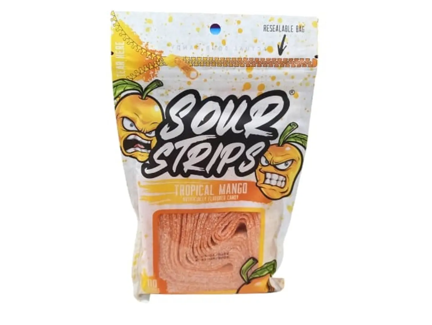 Sour Strips Mango Flavored Sour Candy 96g