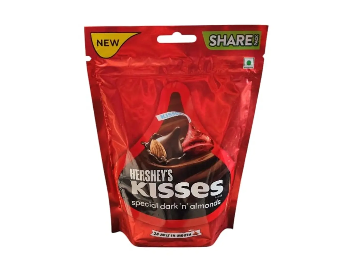 Hershey's Kisses Dark Chocolate Sachet 100.8g