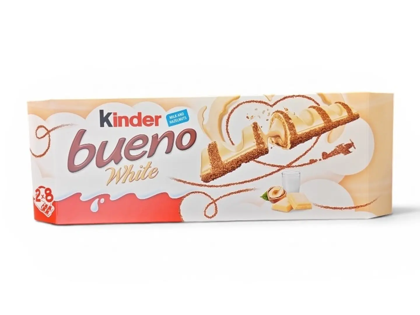 Kinder Bueno White Chocolate Hazelnut Bar 312g Imported