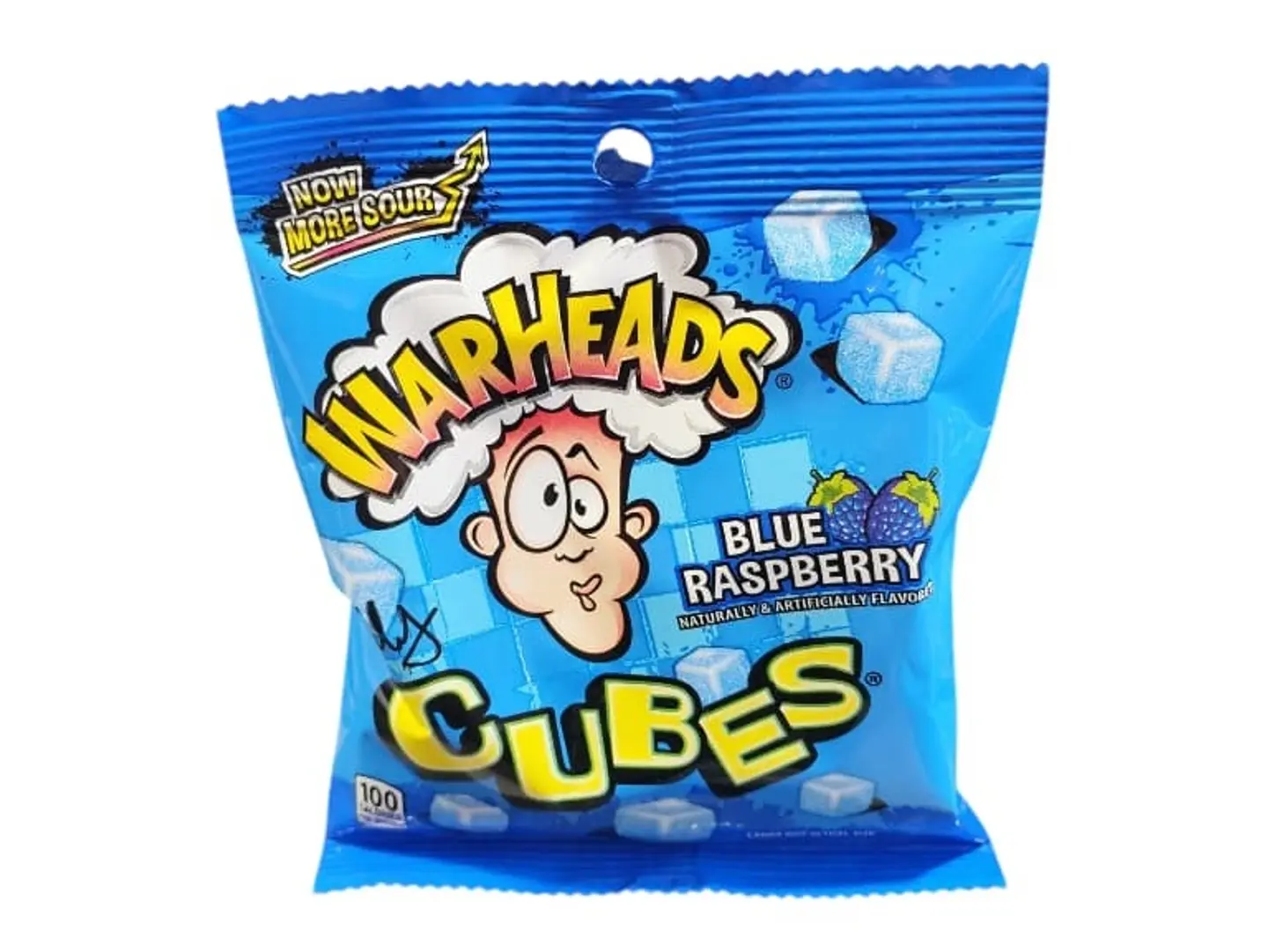 Wireheads Blueberry Sour Cubes 99g Pouch