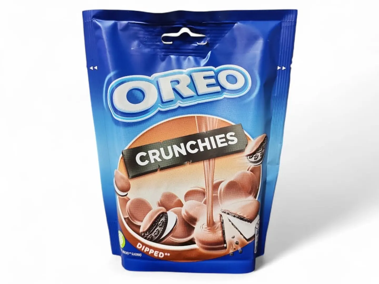 Oreo Mini Crunchy Vanilla Flavor Chocolate Coated Biscuits, 110g Bag, Imported