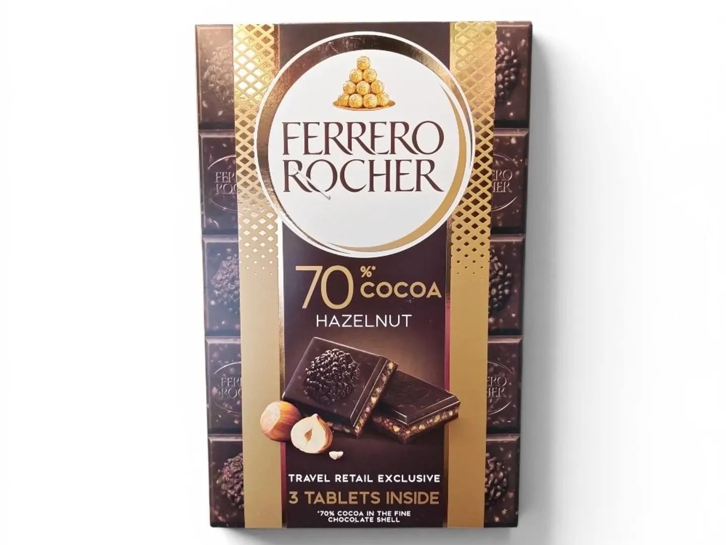 Ferrero Rocher Dark Chocolate Bar With Hazelnuts 270g