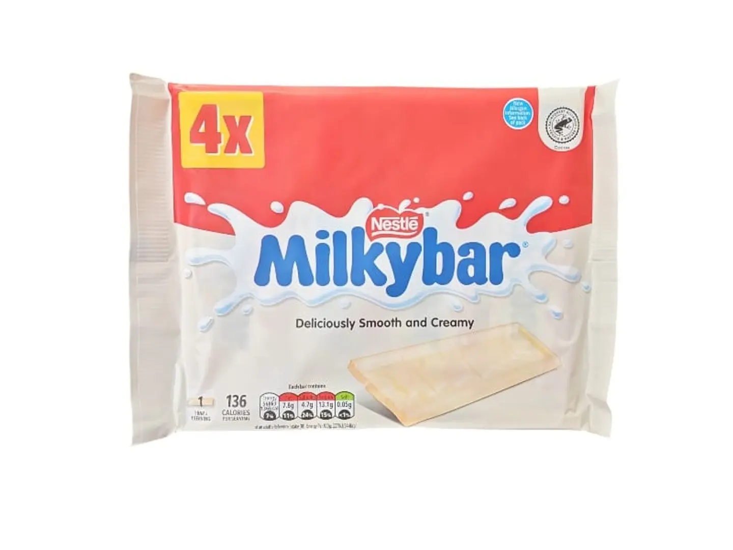 Nestle Milky Bar White Chocolate Bar 100g