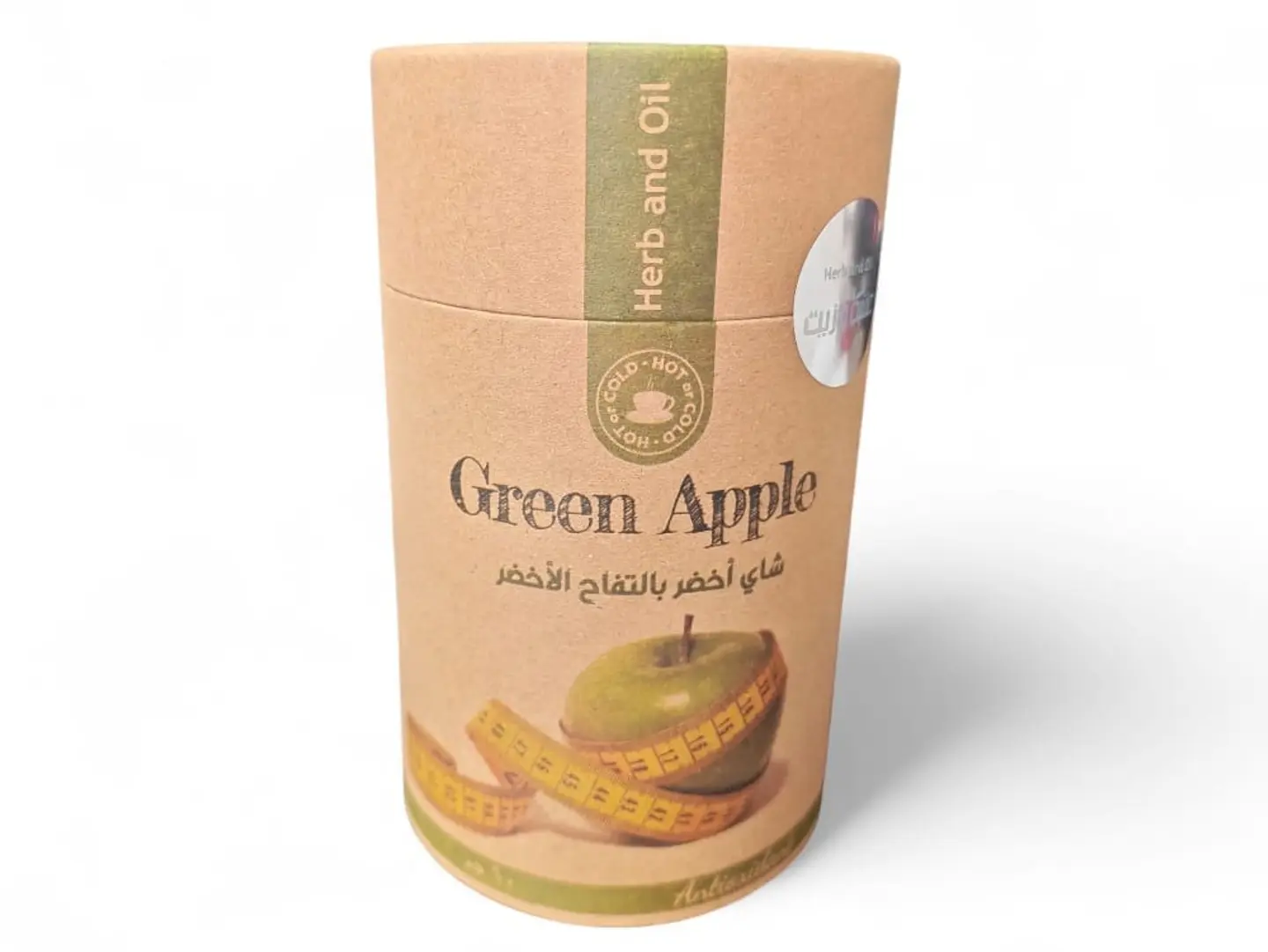 Herbal Tea And Oil, Green Tea With Green Apple, 60 Grams