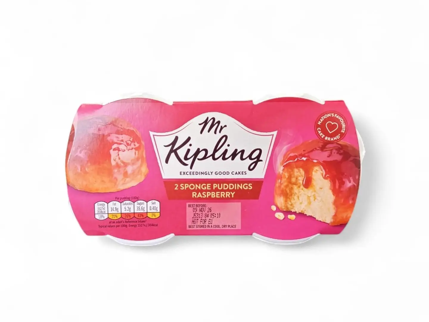 Mr. Kipling Cake Raspberry Sauce