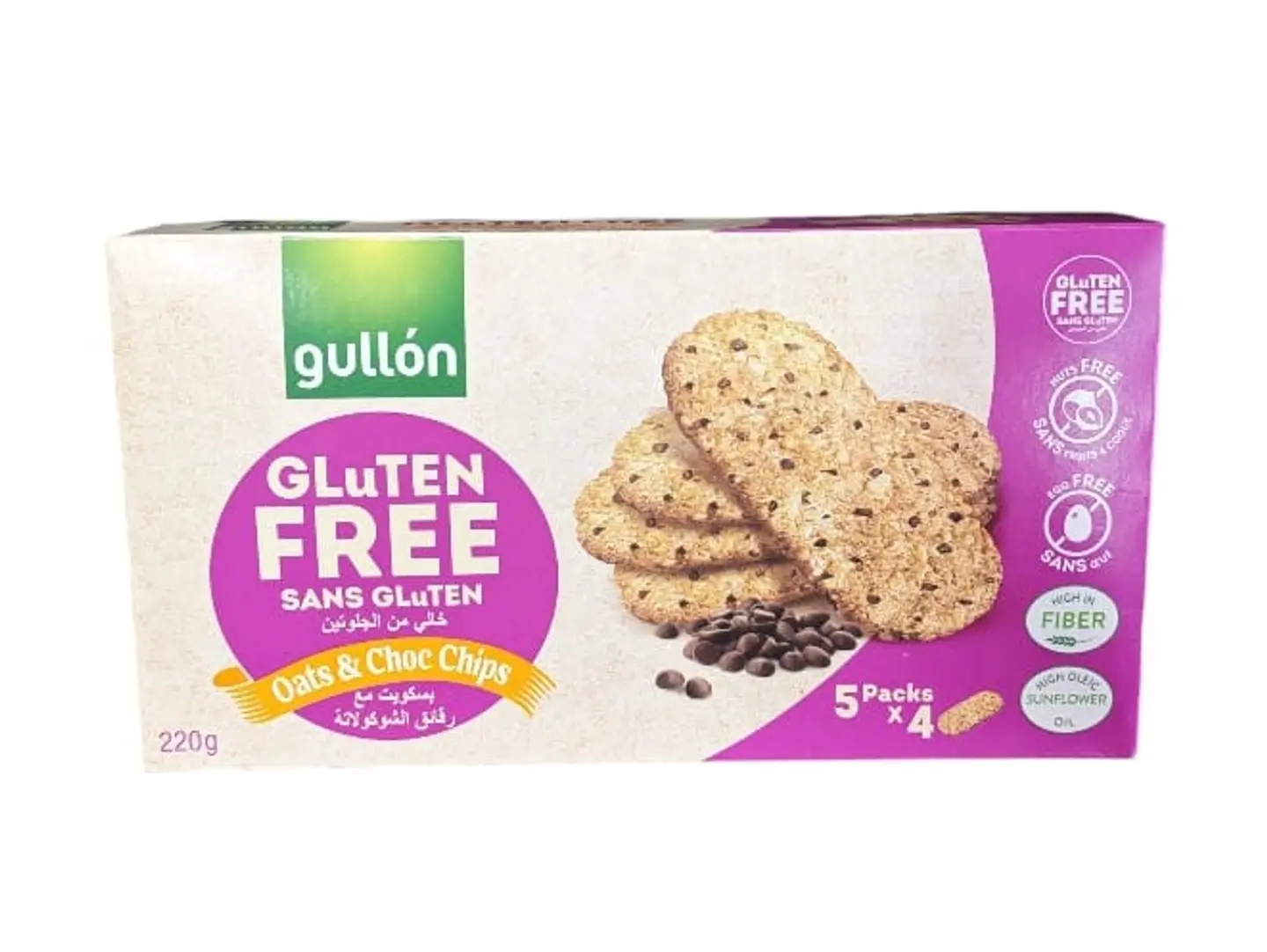 Gluten Free Jollen Biscuits With Chocolate Chips 220g