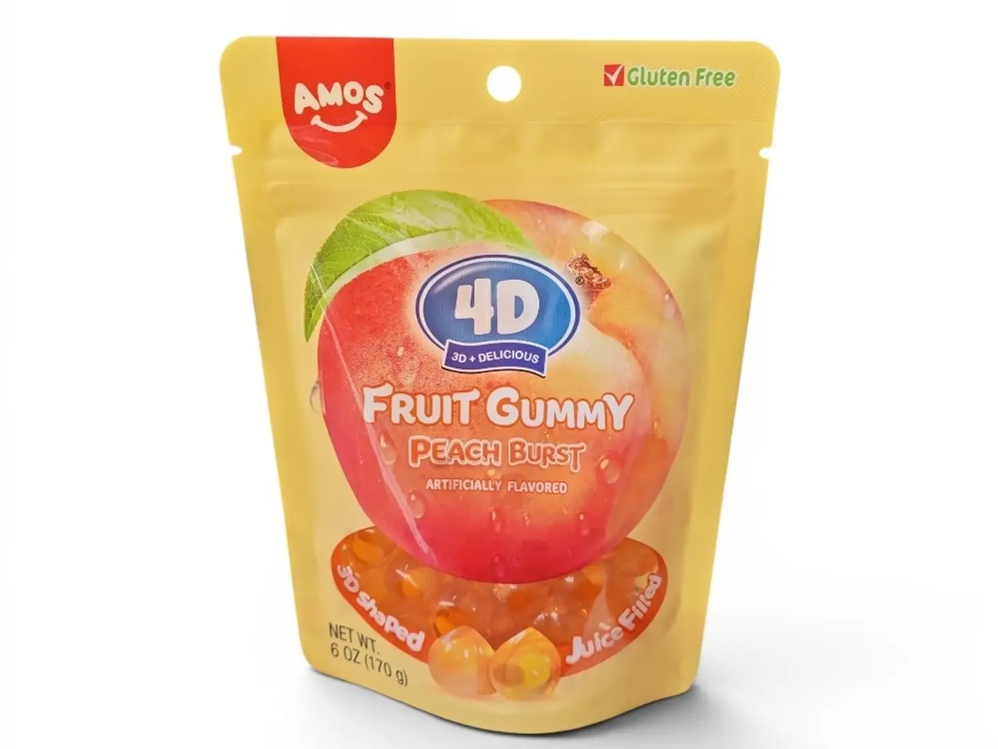 Amos Fruit Jelly Candy 170g Imported