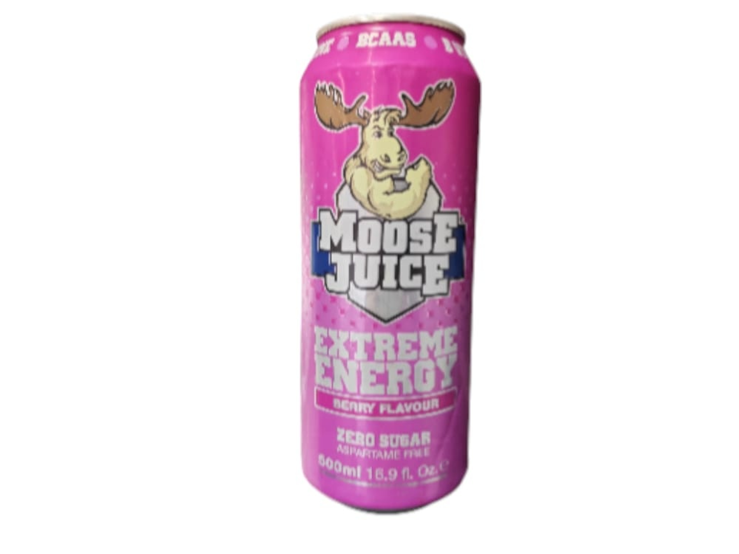 Mousse Extreme Energy Juice, Raspberry Flavor, Sugar Free, 500ml (Uk)