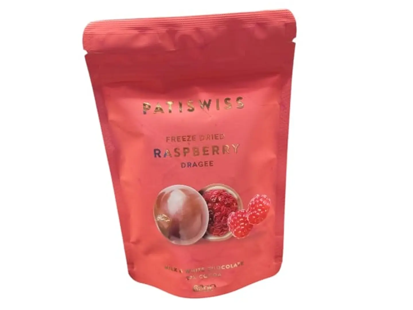 Patisseries Raspberry Covered In Milk Chocolate 60g