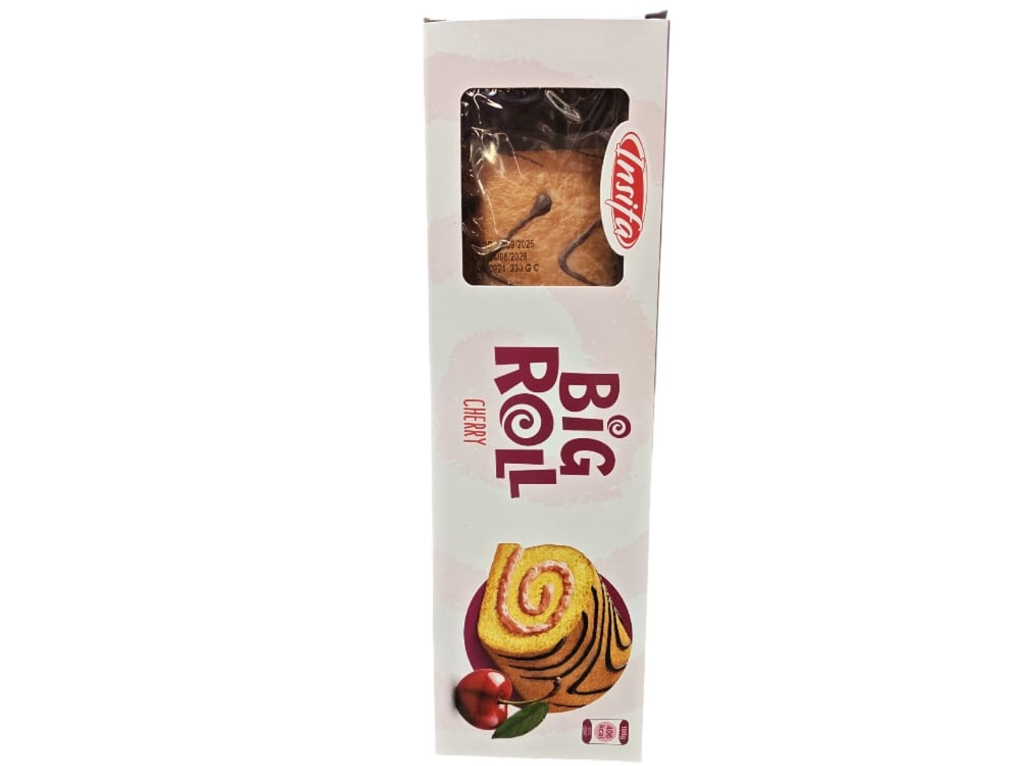 Inseva Roll Cake With Cherry Filling 230g
