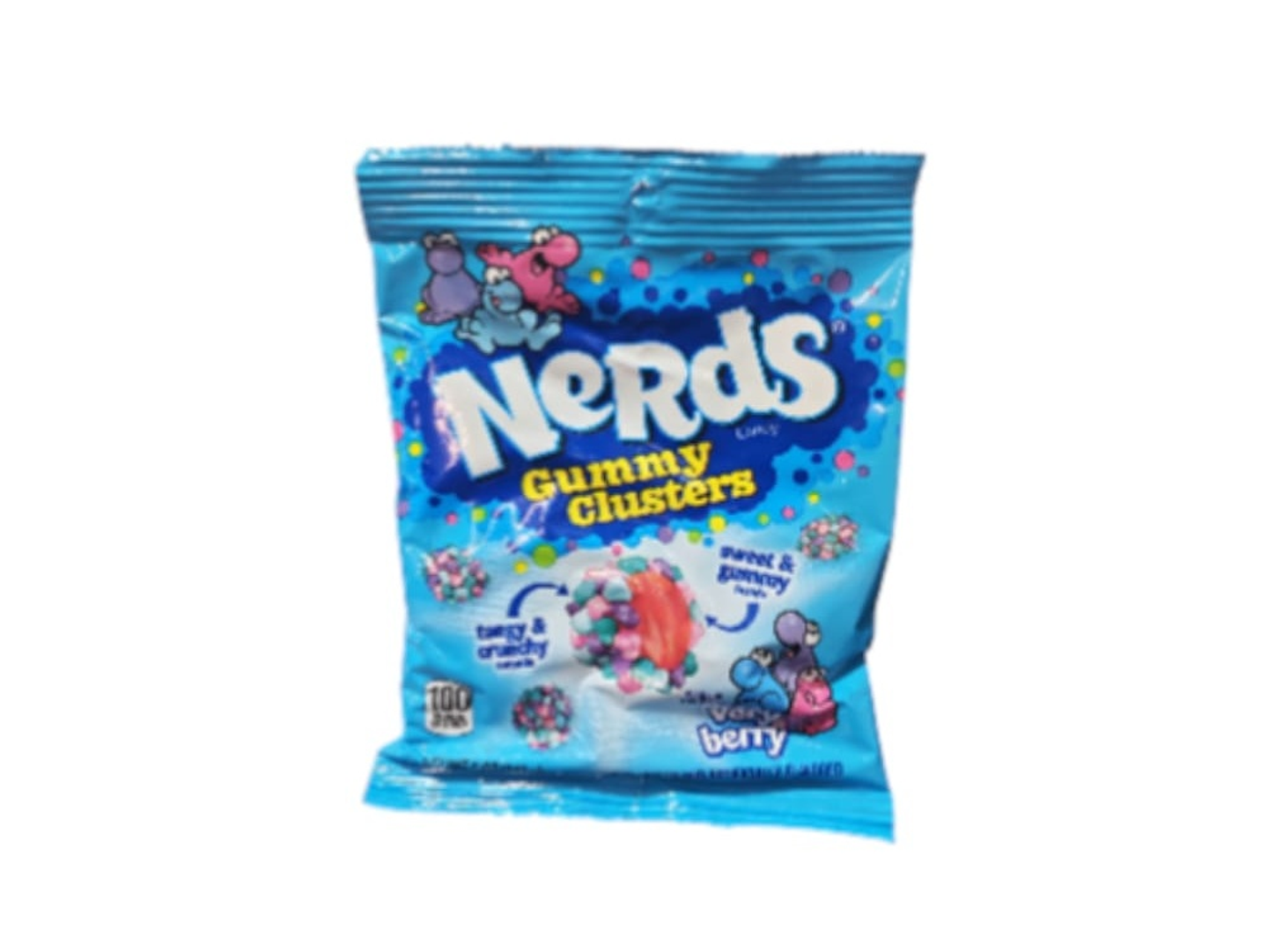 Nerds Sweets Berry Flavored Pieces, American Blue Bag, 141g