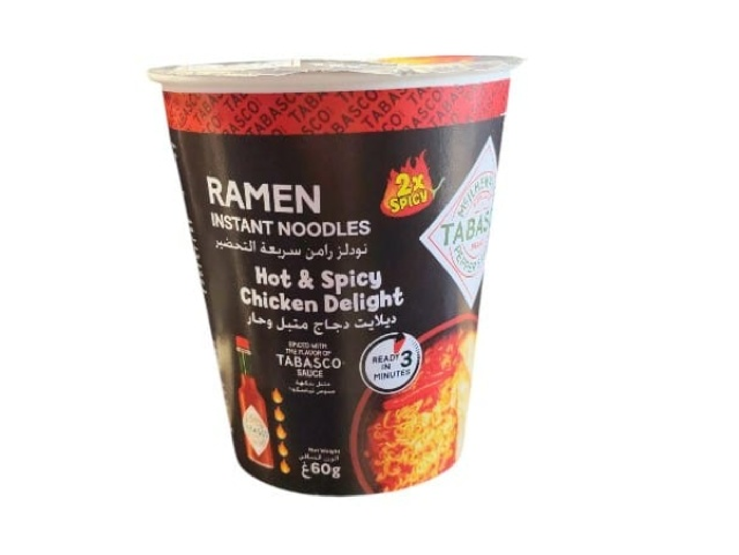 Tabasco Delight Spicy Seasoned Chicken Noodles 60g