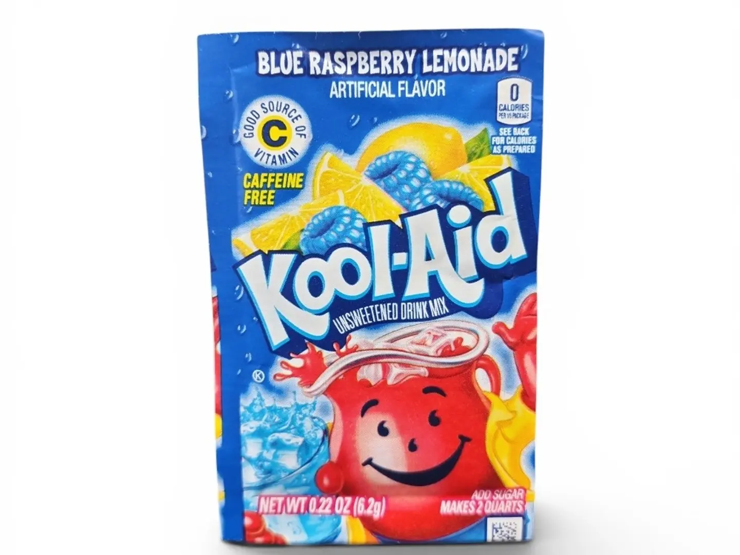 Kool Aid Blueberry & Lemon Flavored Drink Mix 6.2g Imported